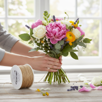 tételeket Papírba tekercselt drót, dróttal tekercselt, Ø2mm, 100m, natúr