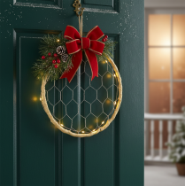 tételeket Dekoratív fém raffia akasztógyűrűk, Ø20cm, 4 darab, bohém fali dekoráció, ablakdekoráció