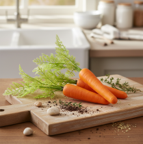 tételeket Dekoratív Sárgarépa Sárgarépa Műzöldség L30cm 3 db