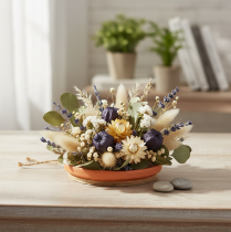 tételeket Kerámia alátét, dekoratív terrakotta tál Ø7,5cm