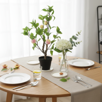 tételeket Műbarackfa 4 gyümölccsel, dekoratív, M53cm