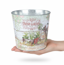 tételeket Fém virágtartó Fresh Garden Colorful Vintage M18cm
