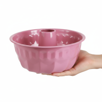 tételeket Fém dísztál, sütőforma, Bundt tortaforma, rózsaszín, Ø23cm, M12cm