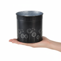 tételeket Pitypang virágcserép, fekete, Ø15.5cm M15.5cm
