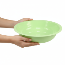 tételeket Dekoratív fémtál, zöld, zománcozott fémtál, Ø29cm