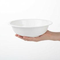 tételeket Fémtál, fehér, zománcozott, Ø36cm, M9.5cm