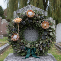 tételeket Compacta Rosette Proteen Green Frosted Ø4-5,5cm 20 db