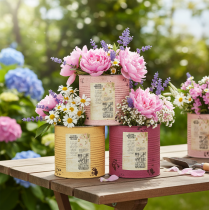 tételeket Vintage dizájnú virágcserép nappaliba és irodába, 15 cm, 3 db