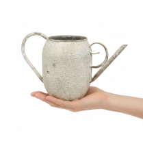 tételeket Vintage fém kaspó/öntözőkanna, antik kerti dekoráció, 32x10.5x18cm