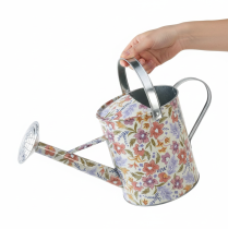 tételeket Dekoratív fém öntözőkanna, vintage virágtartó, Ø18cm