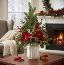 tételeket Műfenyőág, díszág, műfenyő karácsonyfadíszként, 65cm, 3 darab