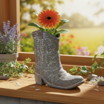 tételeket Dekoratív cowboy csizma ültetőcipő 24 cm