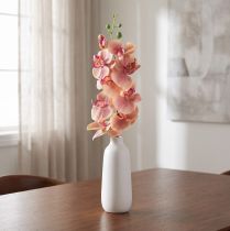 tételeket Orchidea Phalaenopsis mű 9 virág rózsaszín vanília 96cm