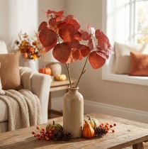 tételeket Deco ág deco levelek műfaggyúfa piros levelei 72cm
