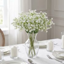 tételeket Gypsophila műgipsophila csokorban fehér H28cm 6db