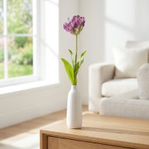 tételeket Művirág papagáj tulipán mesterséges dekoratív tulipán lila 63cm