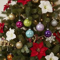 tételeket Karácsonyi Dísz Szett, Színes Karácsonyfa Díszek, 75 mm, 14 Darab