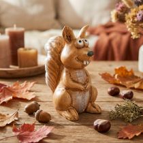 tételeket Ülő mókus figura őszi dekorációhoz, 10cm