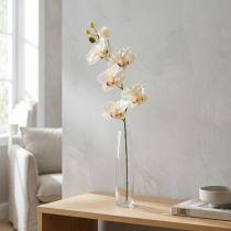 tételeket Orchidea Phalaenopsis mesterséges 6 virágos krém rózsaszín 70cm