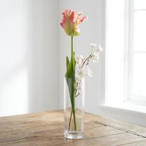 tételeket Művirág, papagáj tulipán rózsaszín, tavaszi virág 63cm