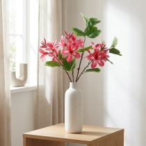 tételeket Mesterséges orchidea ág Bauhinia Pink műnövény 62cm