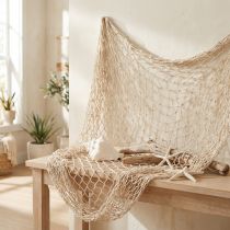 tételeket Makramé háló dekoráció nyári tengerész mintával 85–90x100cm