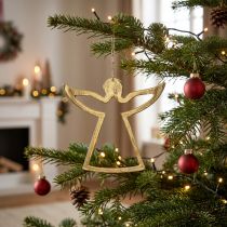 tételeket Fém medálok, díszangyalkák, arany adventi dekoráció 15 × 16,5 cm