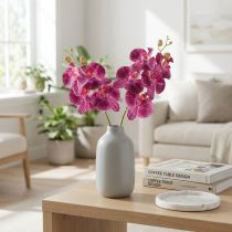 tételeket Orchidea lángos mesterséges Phalaenopsis lila 72cm