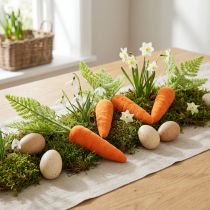 tételeket Sárgarépa dekoráció sárgarépa bolyhos narancs zöld H23cm 8 db