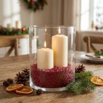 tételeket Dekoratív granulátum piros díszkövek 2mm - 3mm 2kg