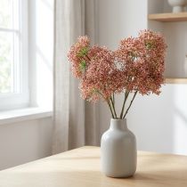 tételeket Bodza mesterséges rózsaszín virágág 52cm 4db
