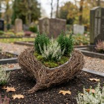 tételeket Növénytál szív temető, szőlő szív ültetéshez 26cm
