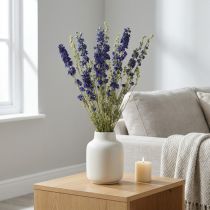 tételeket Szárított delphinium, száraz virágkötő, delphinium blue L64cm 25g