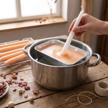 tételeket Gyertyamártó viasz mártóviasz kabát viasz viasz őszibarack 1kg