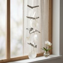 tételeket Driftwood Capiz kagylófüzér gyöngyház H100cm