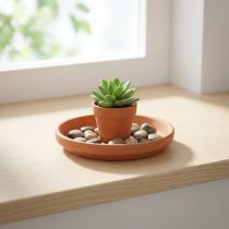 tételeket Edényalátét, terrakotta, ételtál, elrendezési alap Ø8,8cm