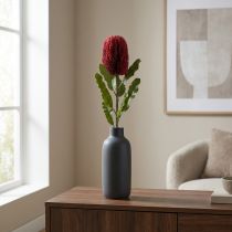 tételeket Művirág Banksia Red Burgundy Artificial Exotics 64cm