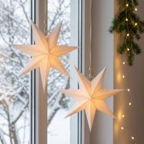tételeket Mikulásvirág ablak, papír csillagok karácsonyi, összecsukható csillag Ø21cm 4db