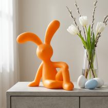 tételeket Dekoratív nyúlfigura modern húsvéti dekorációs ötletekhez, 38 cm