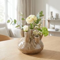 tételeket Tengeri váza dekoráció Coral Design Barna Ø14,5cm H14cm