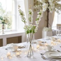 tételeket Delphinium műfehér 95cm