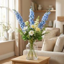 tételeket Mesterséges Delphinium Blue Delphinium Művirág Selyemvirágok