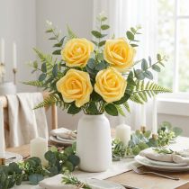 tételeket Foam Rose Yellow Ø15cm 4 db