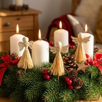 tételeket Adventi dekoráció angyal dekoratív virágdugók 5×11cm 12 db