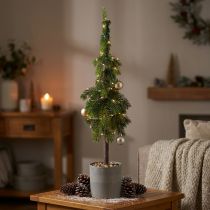 tételeket Hegyes fenyő cserépben mesterséges karácsonyfa Ø12cm H70cm