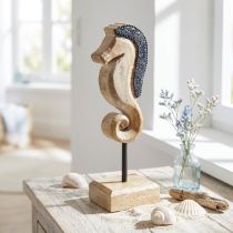 tételeket Csikóhal díszítés gyöngyös mangófa dekoráció tengeri 20cm