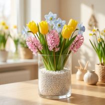 tételeket Dekoratív granulált fehér díszkövek 2mm - 3mm 2kg