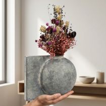 tételeket Szárított virágok lila lóhere szalmavirágok len kapor 35cm 150g