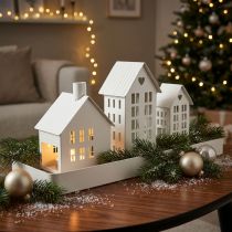 tételeket Stílusos mini mécsesház asztaldíszként 15 cm