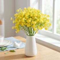 tételeket Gypsophila paniculate gipszfű sárga virágok L46cm 4 db